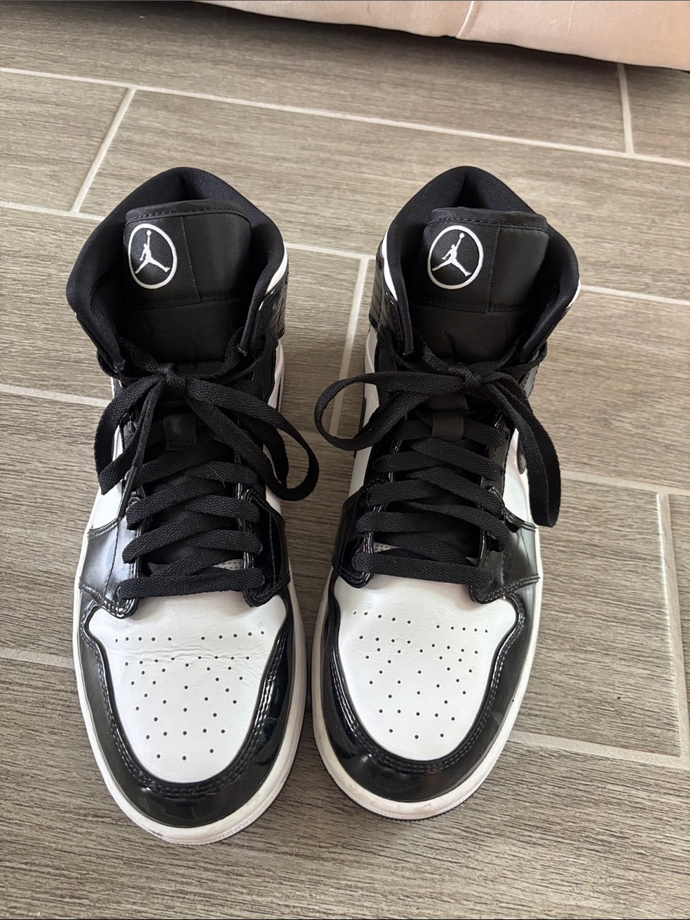 Nike Air Jordan 1 mid SE All Star 2021 black and White High-Top